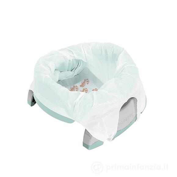 Vasino da Viaggio e Riduttore WC 2in1 + 3 Ricambi