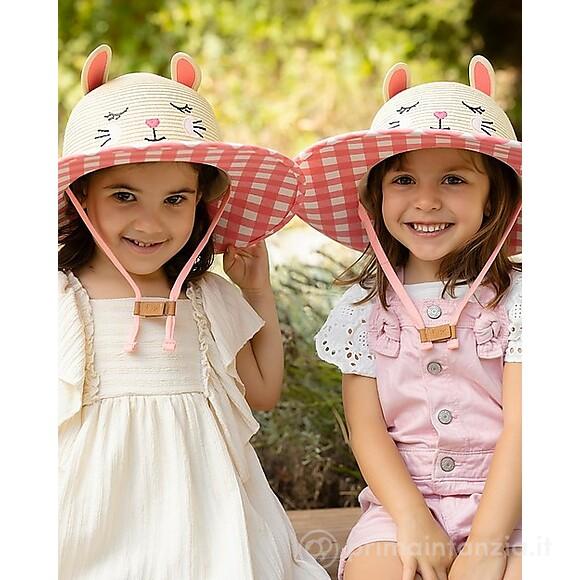 Cappello di Paglia Anti-UV SPF 50+ Coniglietto