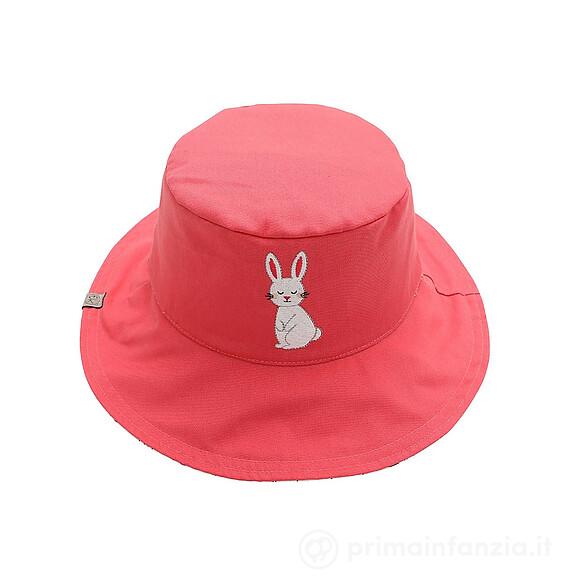 Cappello Estivo Reversibile da Colorare con Pennarelli Coniglietto