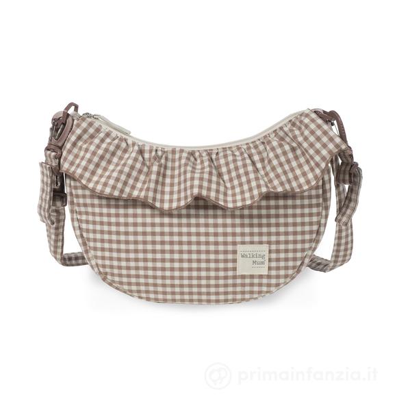 Borsa a tracolla Gondola Praliné Vichy