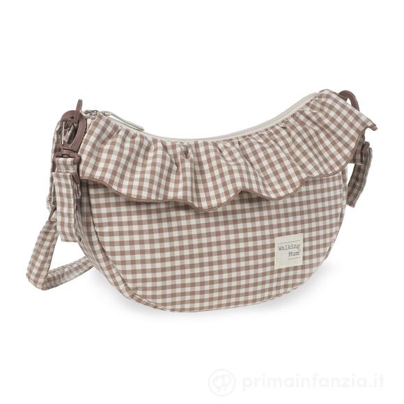 Borsa a tracolla Gondola Praliné Vichy