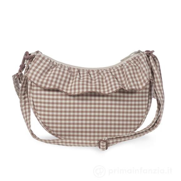 Borsa a tracolla Gondola Praliné Vichy