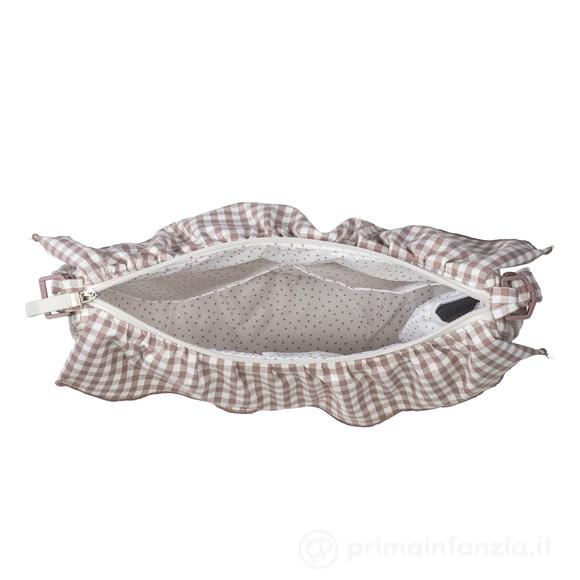 Borsa a tracolla Gondola Praliné Vichy