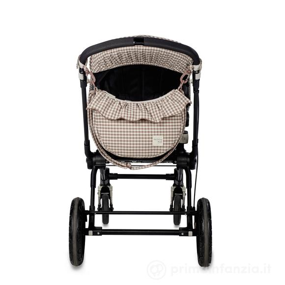Borsa a tracolla Gondola Praliné Vichy
