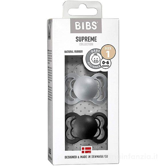 2 Succhietti Supreme Grigio chiaro/Nero Gomma Naturale
