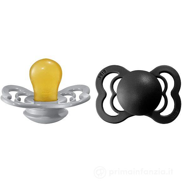 2 Succhietti Supreme Grigio chiaro/Nero Gomma Naturale