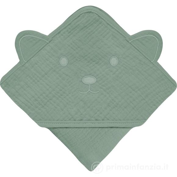 Asciugamano Con Cappuccio in Mussola