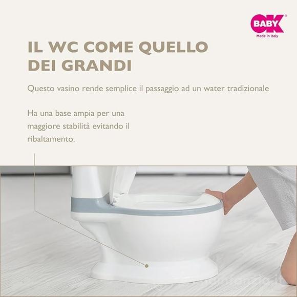 Mini Wc - Vasino Bianco Con Suono Dello Sciacquone