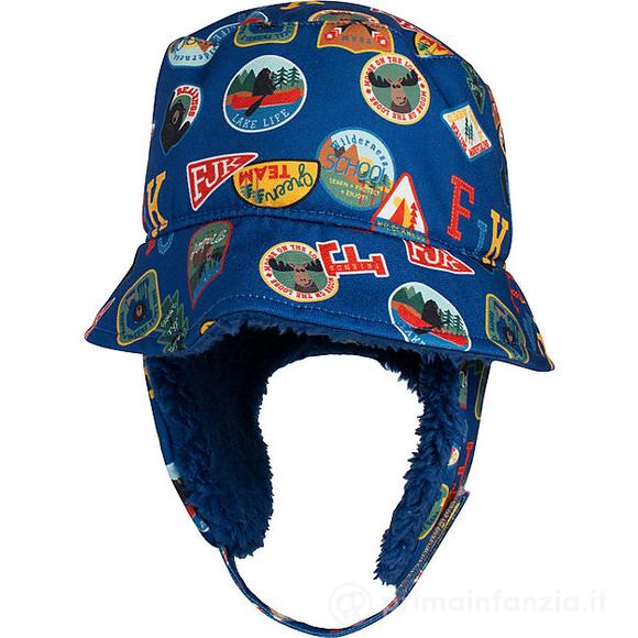 Cappello Invernale Bucket - Patches - Morbido Tessuto Sherpa