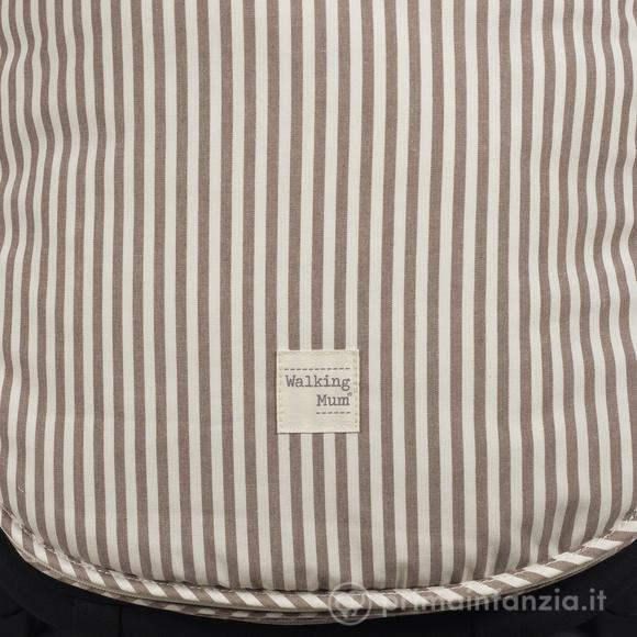Copripasseggino Mezza-stagione Praliné Vichy - Righe TOG 2,5