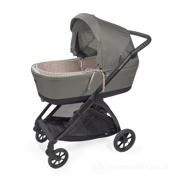 Copertura per navicella con aste + lenzuolo con angoli per navicella  Praliné Vichy - Righe
