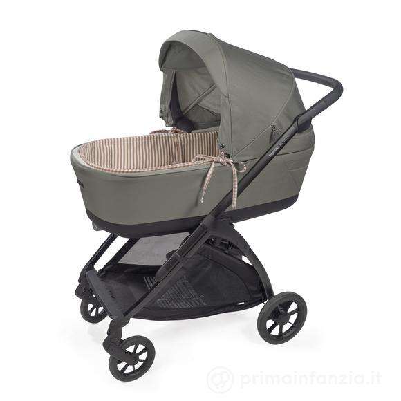 Copertura per navicella con aste + lenzuolo con angoli per navicella  Praliné Vichy - Righe