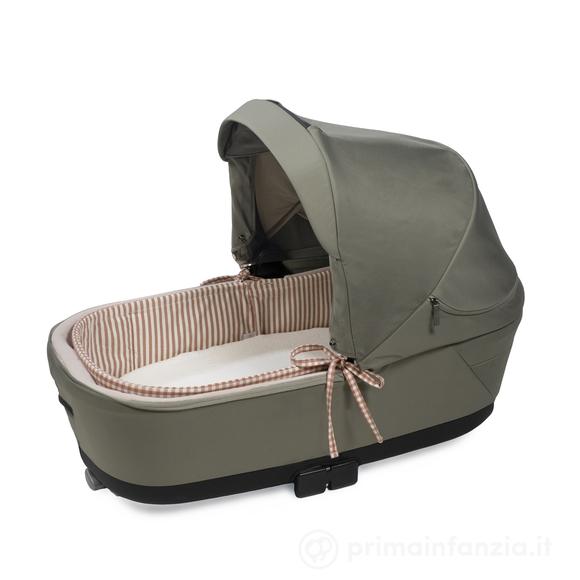 Copertura per navicella con aste + lenzuolo con angoli per navicella  Praliné Vichy - Righe