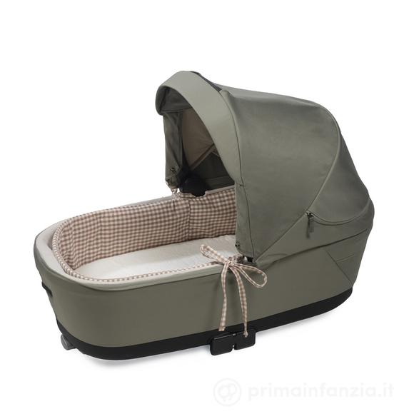 Copertura per navicella con aste + lenzuolo con angoli per navicella  Praliné Vichy - Righe