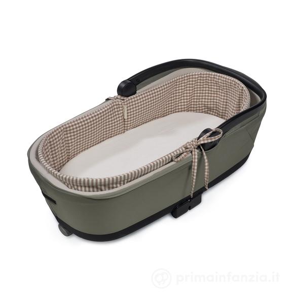 Copertura per navicella con aste + lenzuolo con angoli per navicella  Praliné Vichy - Righe