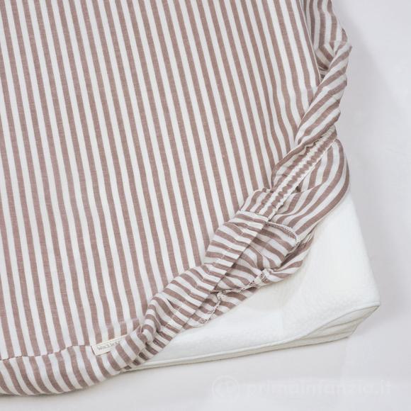 Fasciatoio Home con fodera Praliné Righe